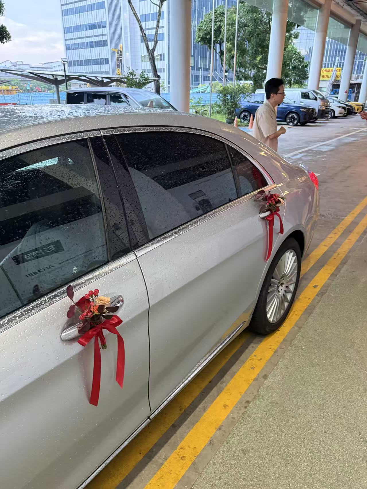 Heart of Love Car Floral Decoration (Wedding)