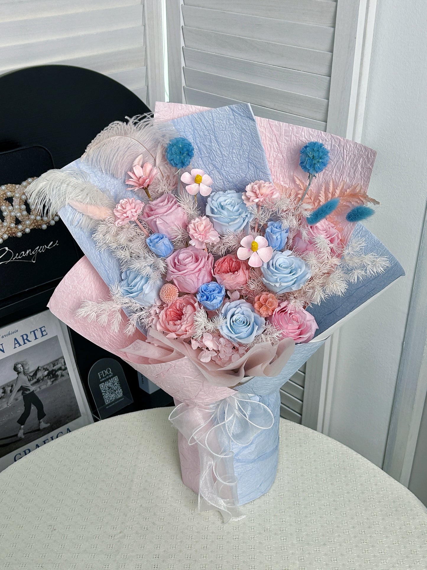 Pastel Dream – Preserved Flower Bouquet