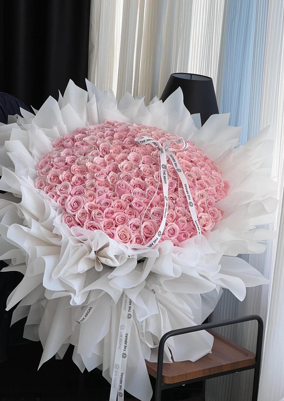 199-999 Pink Rose Bouquet(HB 19)