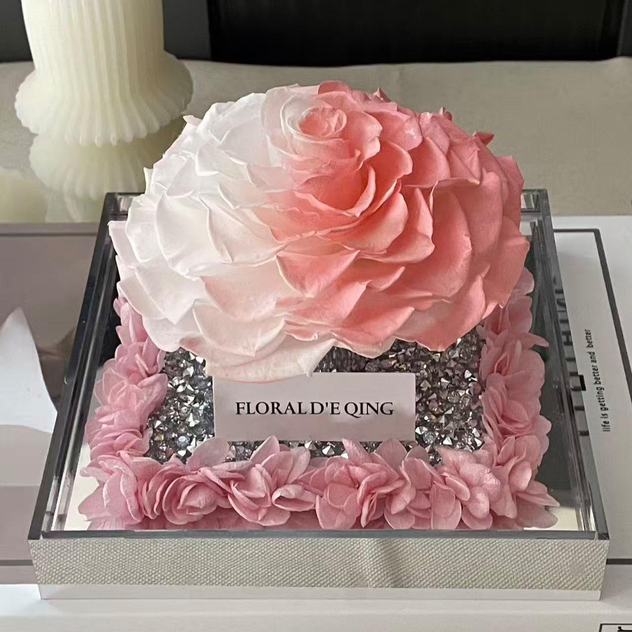 FDQ – Single Preserved Rose Acrylic Box