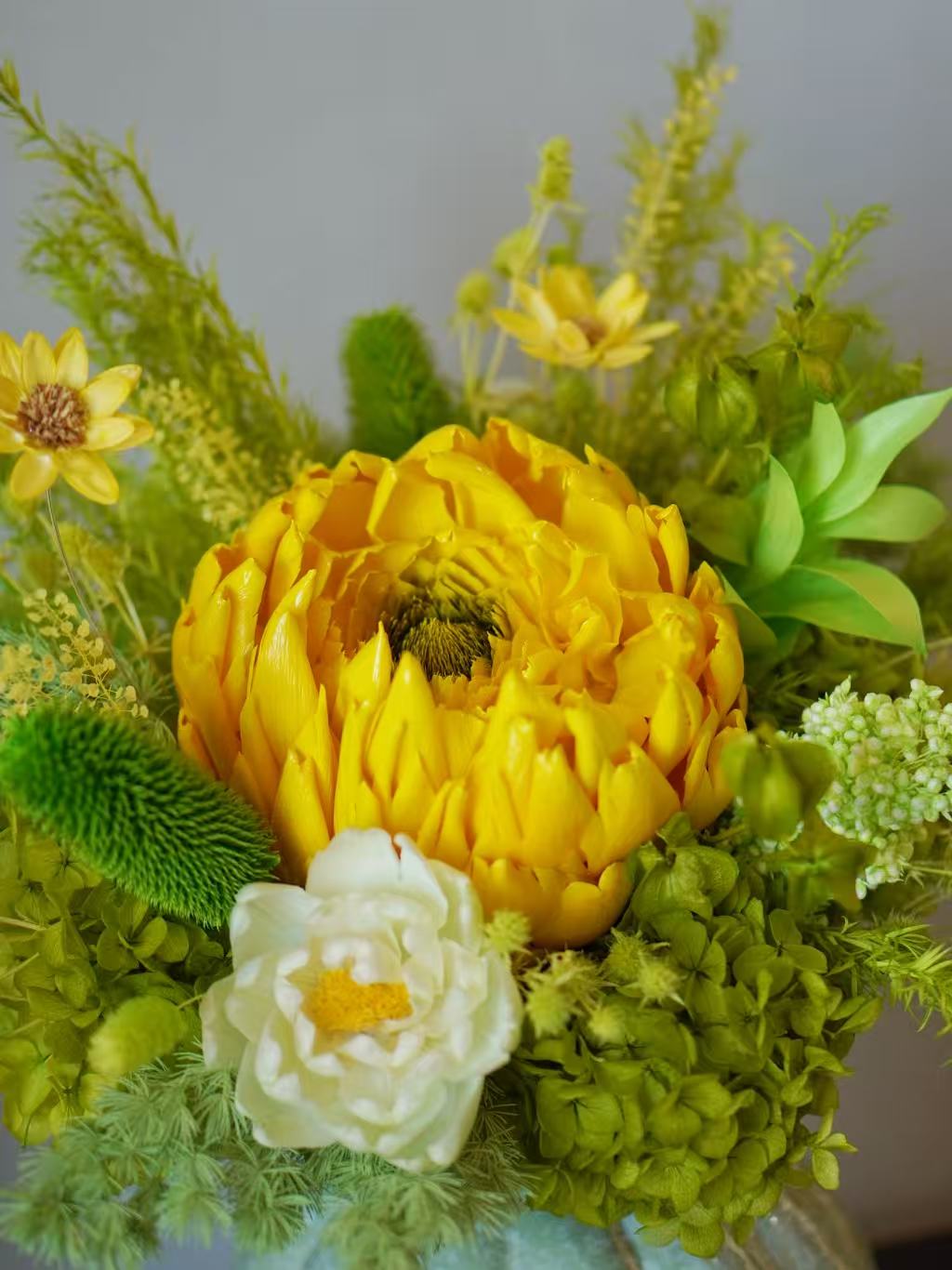 Sunset Amber Preserved Flower (PF 13)