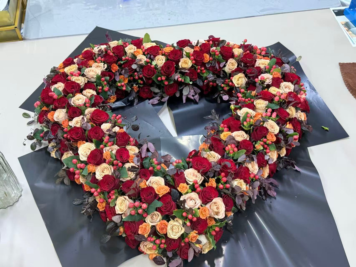 Heart of Love Car Floral Decoration (Wedding)