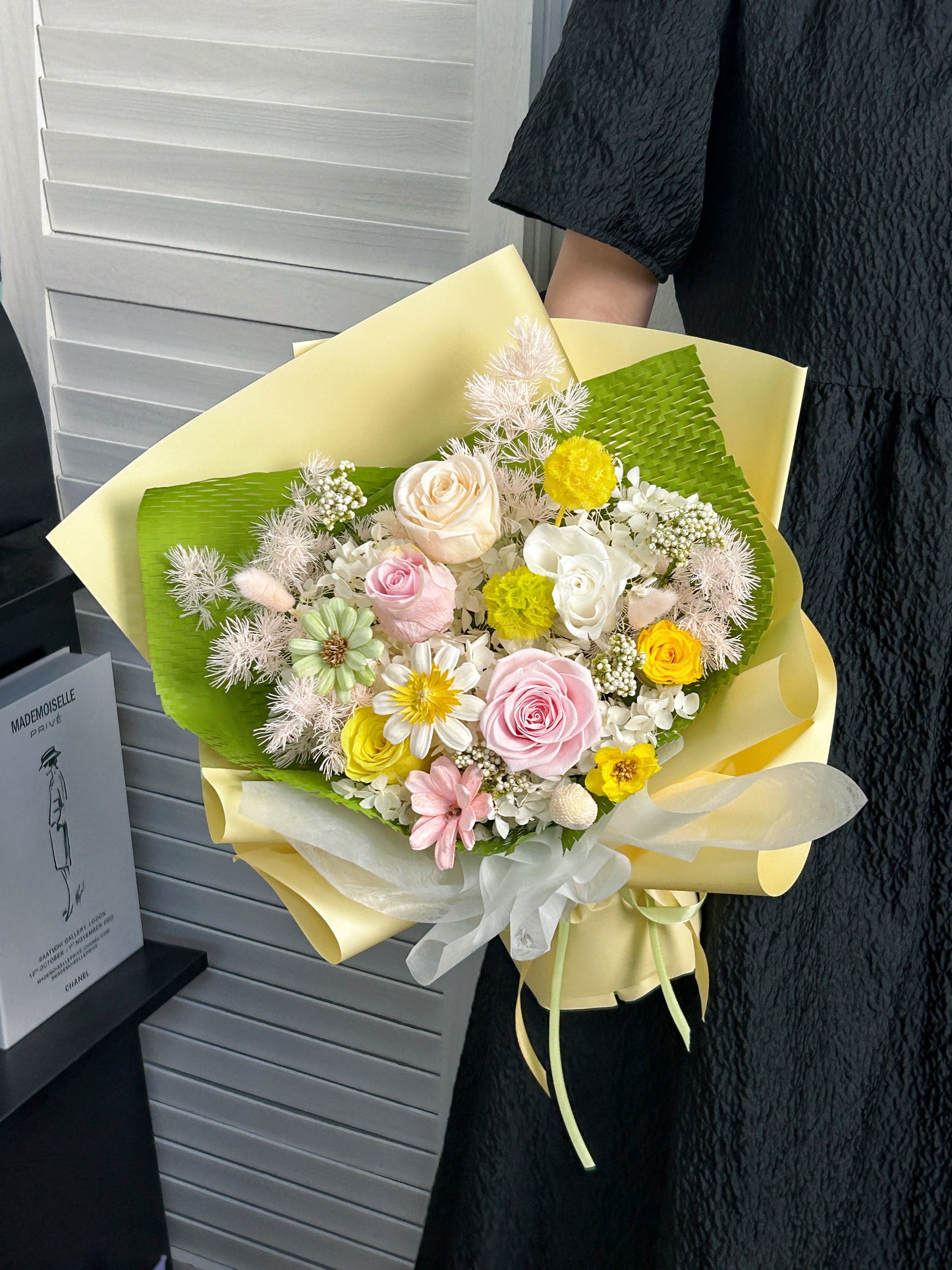Spring Whisper – Pastel Preserved Flower Bouquet