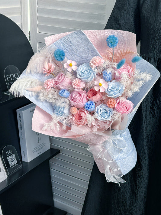 Pastel Dream – Preserved Flower Bouquet