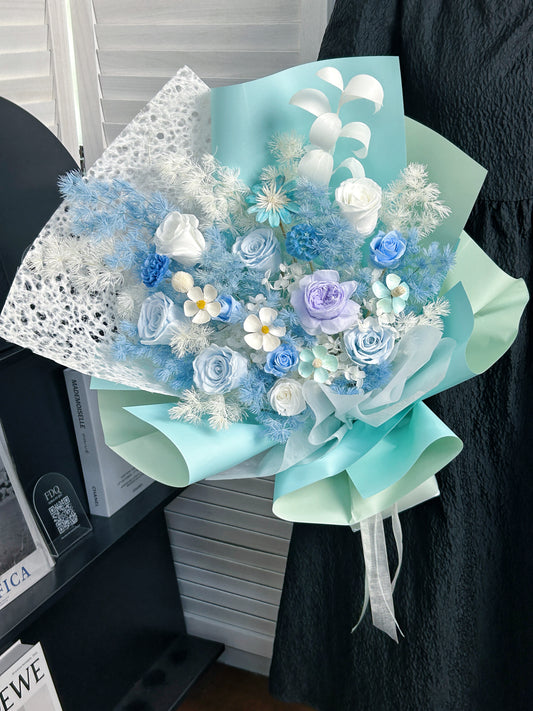 Ocean Breeze – Preserved Flower Bouquet