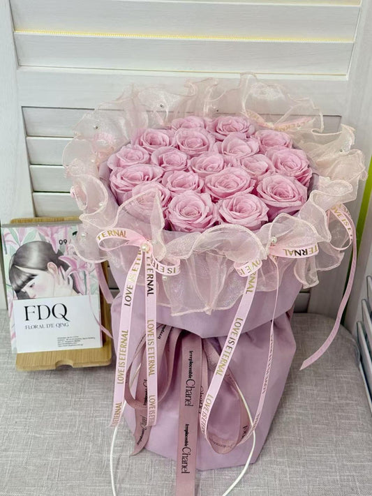 Timeless Bloom · Preserved Pink Rose (PF 06)