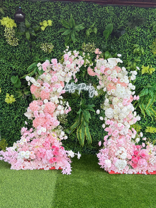 Pink & White Floral Arch Decoration (FD 02)
