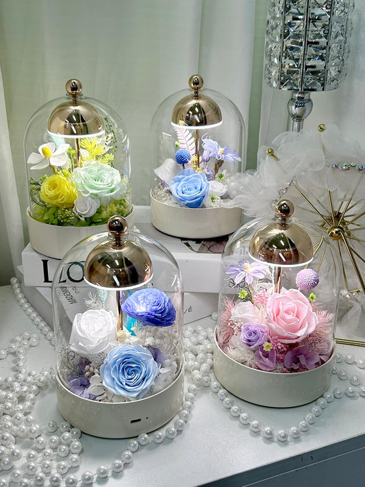 Preserved Rose LED Night Lamp