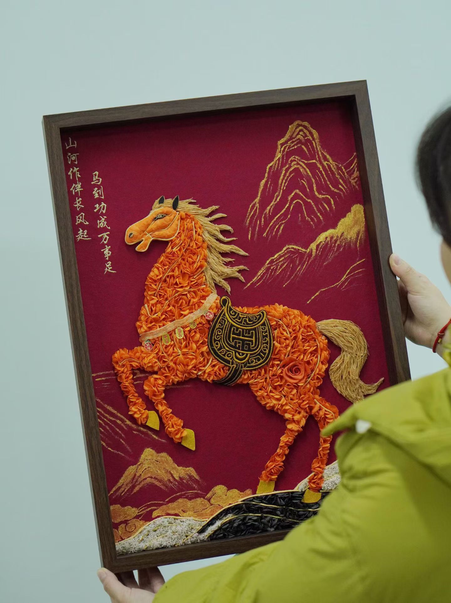 Horse Year Blessing Preserved Flower