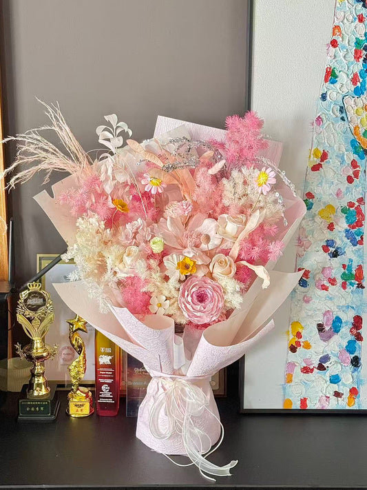 Spring Girl Preserved Flower Bouquet