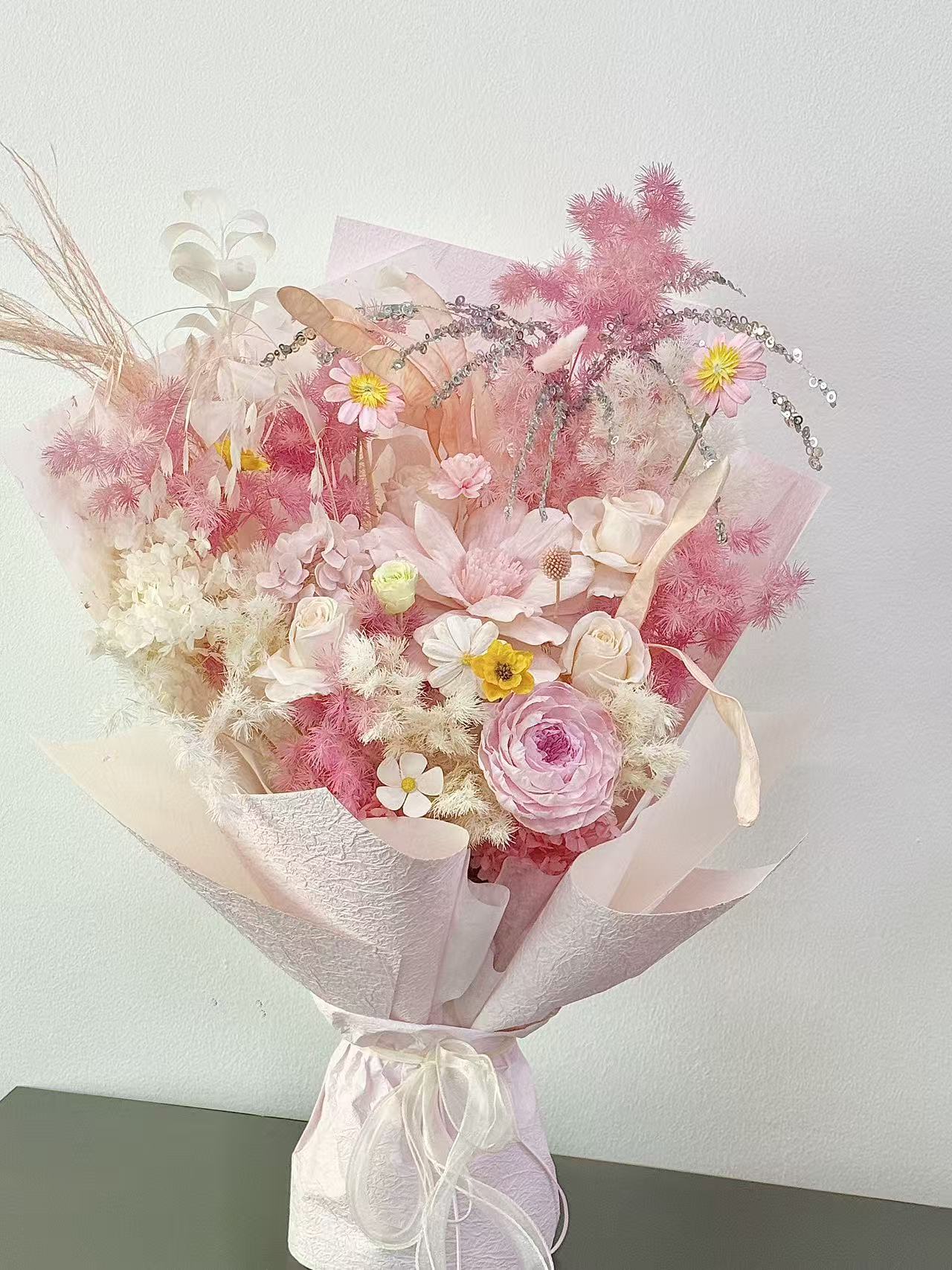 Spring Girl Preserved Flower Bouquet