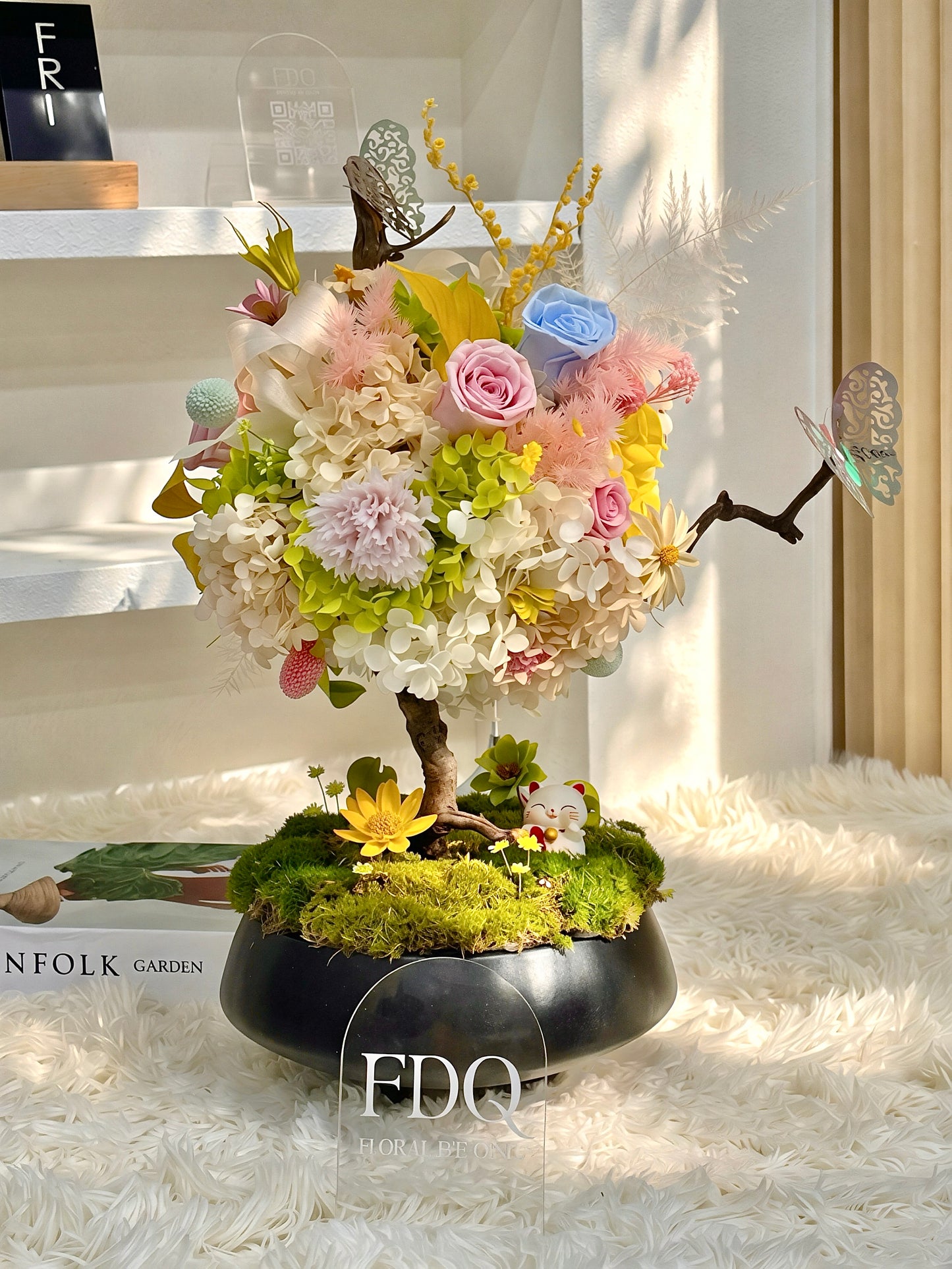 Preserved Flower Wish Tree